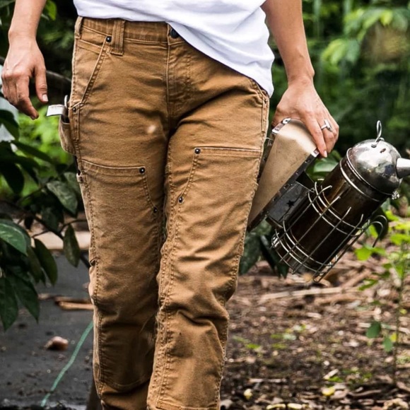 Dovetail Workwear Denim - Dovetail Workwear Maven X in Saddle Brown Canvas